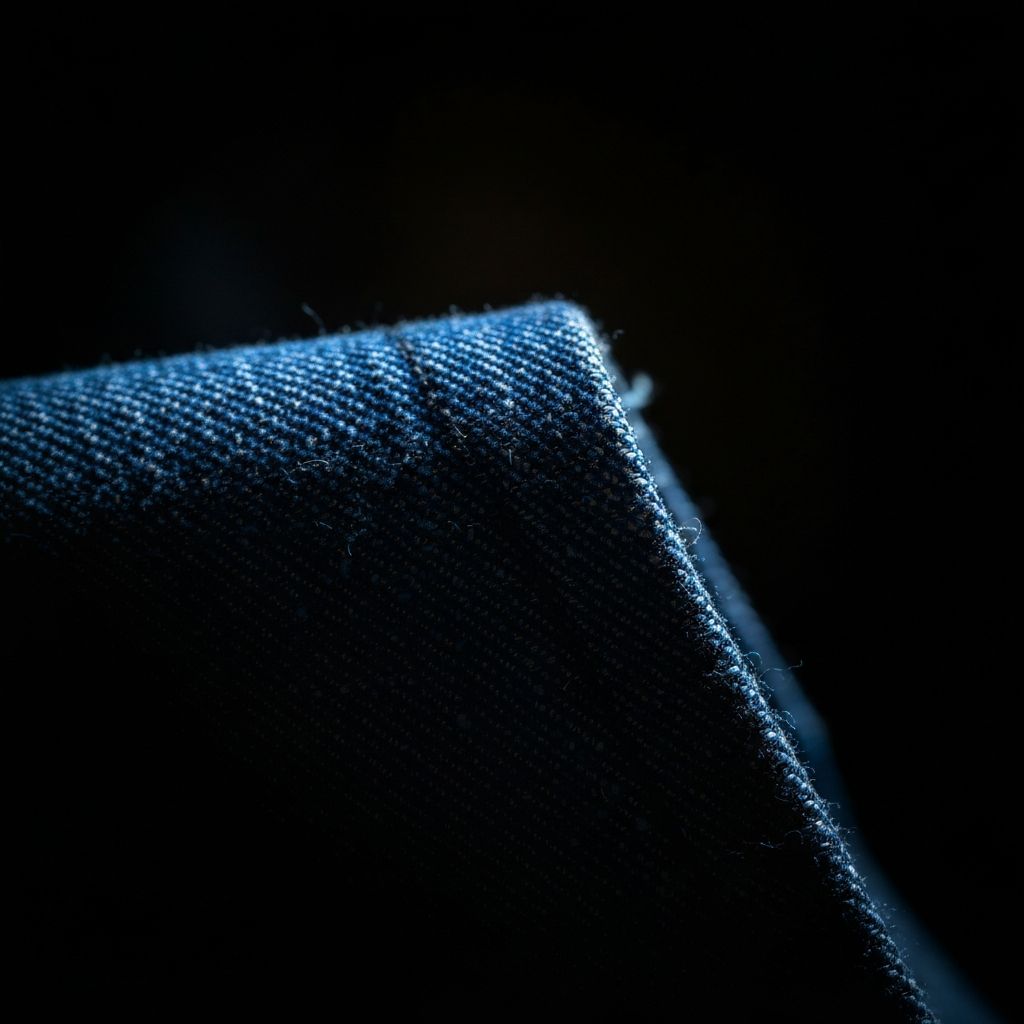 Premium denim fabric texture